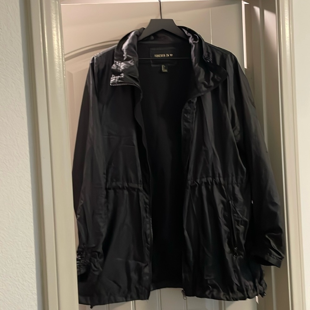 Forever 21 Black Athletic Jacket size L